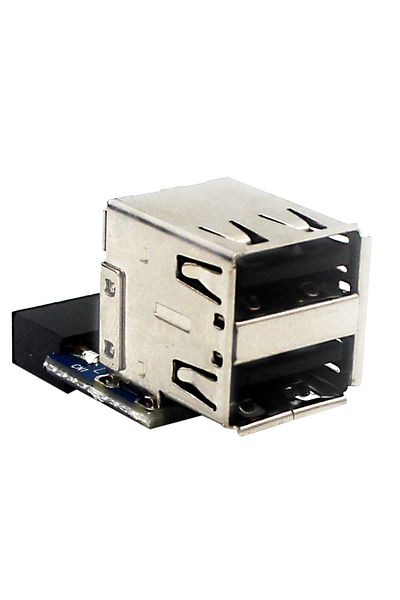 APWIKOGER كابل تمديد Ph29b أنثى متوافق مع محول رأس اللوحة الأم للكمبيوتر USB2.0 9pin/10p Deskt