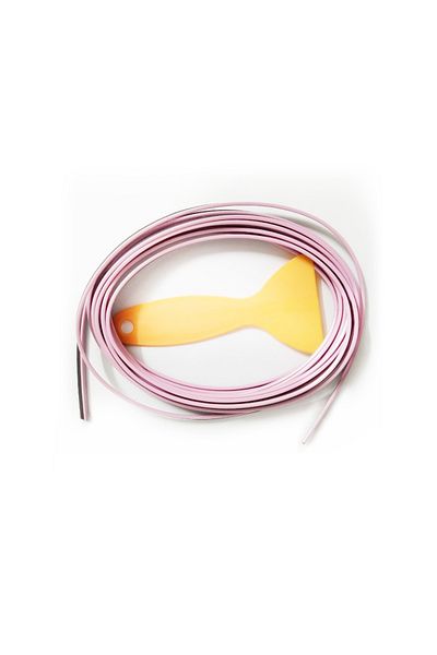 Choice 5m Pink Car Air Conditioner Outlet Decorative Car Interior Mould Trim Strip Pink Intake Decorative L