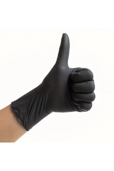 Choice M Black 50PCS 100PCS Black Nitrile Gloves Disposable Gloves for Cleaning Dishwashing Beauty Salons