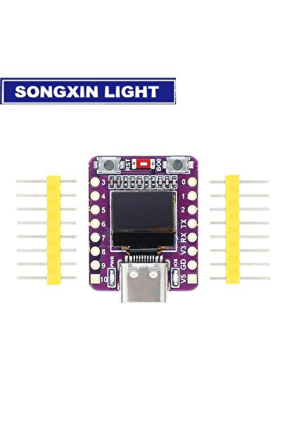 Choice لوحة تطوير OLED Sx Esp32-c3 مع وحدة OLED مقاس 0.42 بوصة وهوائي سيراميك وواي فاي وبلوتوث Esp3...