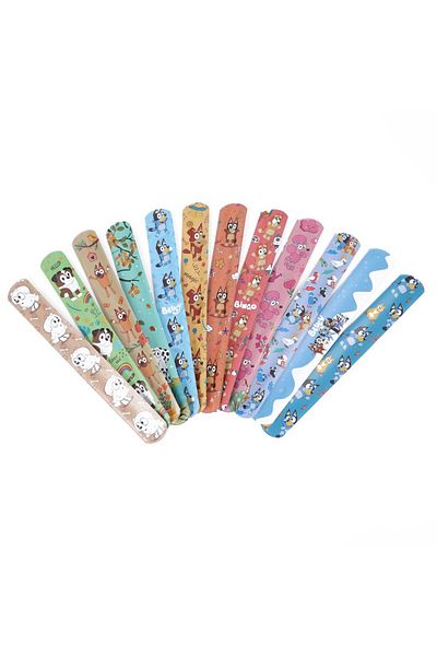 Choice 12pcs Cartoon Bluey Cute Diy Bracelet Wristbands A Aariety Of Anime Doll Characters Children Pat Cir