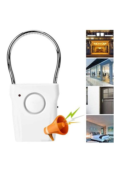 Choice Door Handle Alarm 110db Door Security Alarm With Adjustable Settings Alarm Equipment Battery Oper...