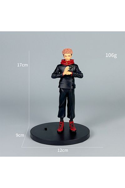 Choice 17cm 4pcs/set Gojo Satoru Anime Jujutsu Kaisen Action Figure Itadori Yuji Seated Noodle Stopper Mode