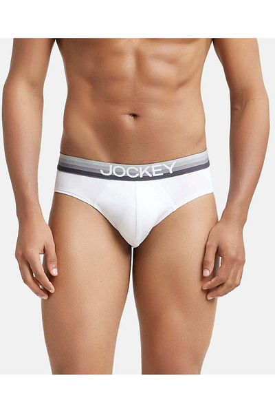 JOCKEY Zone Stretch Bikini Brief US07-01 White