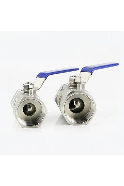 Choice 3/4" 1pc Dn15 Dn20 Ss 304 Stainless Steel Ball Valve 1/2" 3/4" Female Bsp Valve With Vinyl Handle Th