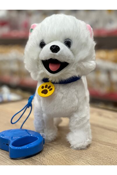 Happystore Şarjlı tasmalı çok fonksiyonlu ses tekrarı yapan müzikli büyük boy köpek