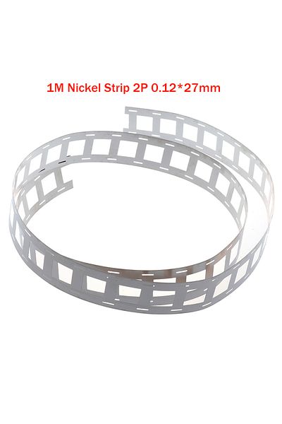 Choice 1M Nickel Strip 2P 0.12*27mm Nickel Strip For 18650 Lithium Battery Welding Tape High Purity Pure...