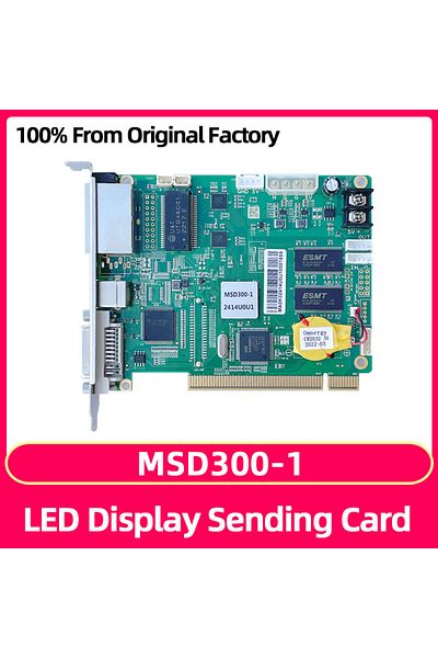 Choice نظام متزامن Msd300-1 من Novastar يرسل شاشة عرض LED وجدار فيديو ملون بالكامل