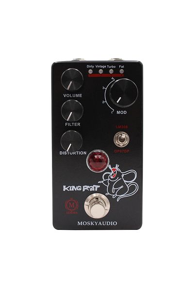 Choice MOSKY King Rat Guitar Effects Fuzz Distortion Electric Guitar Effects 4 Selector Buttons for Guit...