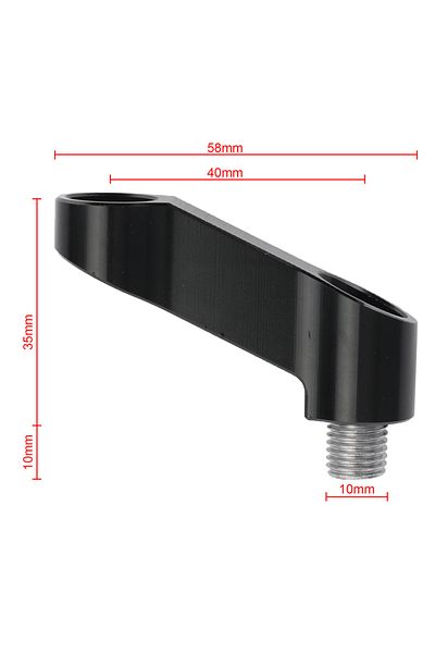Areyourshop 10mm Mirror Extender Riser Extension For Yamaha XT1200ZE Super Tenere 2012-2021 motor...