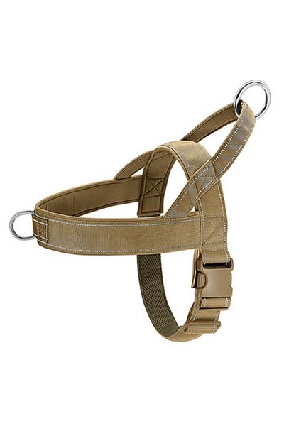 Choice Xl Khaki New Dog Tactical Chest Harness Nylon Material Medium And Large Dog A7 Pet Chest Harness Dog