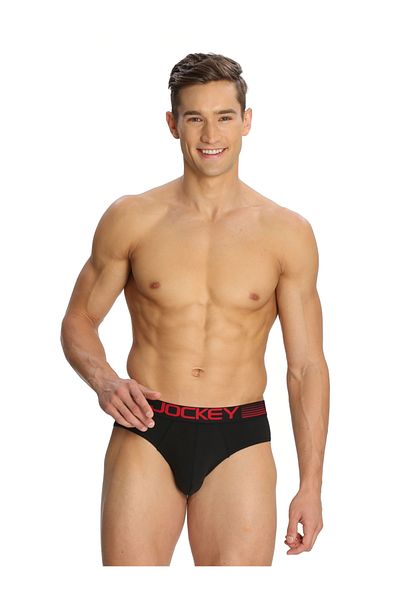 JOCKEY Zone Stretch Bikini Brief US07-01 Black