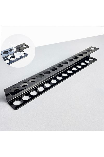 Choice Black Color Screwdriver Rack Wall Mount Workshop Hand Tool Organizers And Storage Hand Tool Holder H