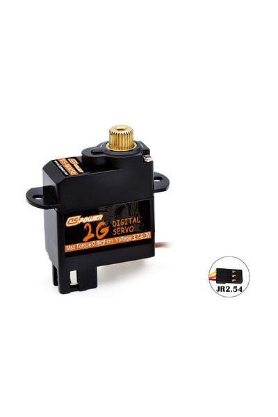 Choice Jr2.54 Plug Dspower 2g Motor Servo Metal Gear Mini Micro Servos For Rc Car Airplanes Fixed-wing Heli