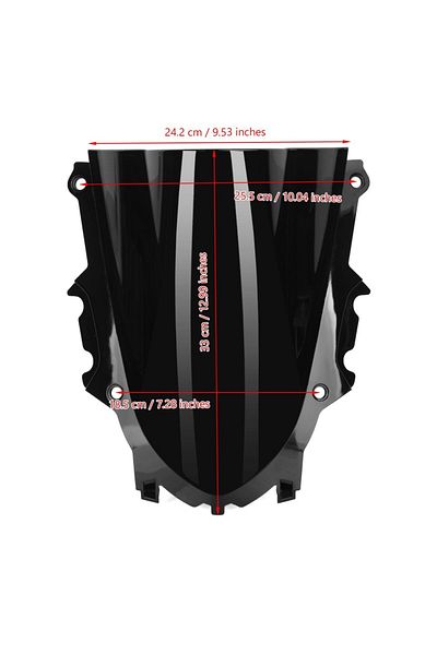Choice Black Topteng Abs Plastic Motorcycle Windshield Windscreen For Yamaha Yzf R3 2019 2020 Motorcycle Ac