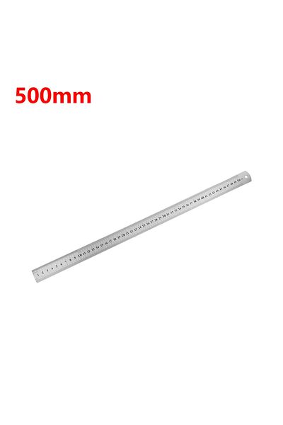 Choice 500mm Stainless Steel Metal Straight Ruler Precision Double Sided Precision Measuring Tool Scale Met