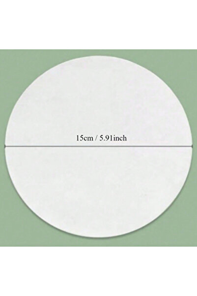 Choice 100 قطعة ورق دائري مقاس 15 سم لشرائح الهامبرجر، مربعات ورقية غير لاصقة لشرائح الهامبرجر