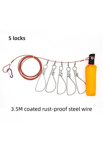 Choice 5 أقفال 2023 مشبك قفل صيد جديد ملحقات صيد السمك سلسلة من الفولاذ المقا...