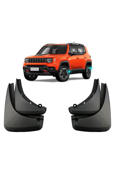 Choice 4Pcs Car Front Back Mudflaps Splash Guards Mud Flap Mudguards Fender Cover for Jeep Renegade 2014...