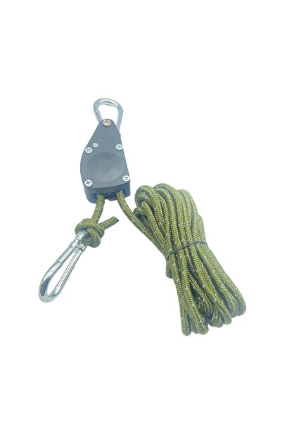 Choice حبل ربط خيمة التخييم باللون الأخضر العسكري، 6 مم، عاكس، أقصى وزن 68 كجم، حبل ربط مقاوم للرياح