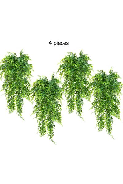 Choice 4 Pcs Artificial Ferns Plants Fake Decoration Wedding Items Leaf Garland Hanging Artificial Plants F