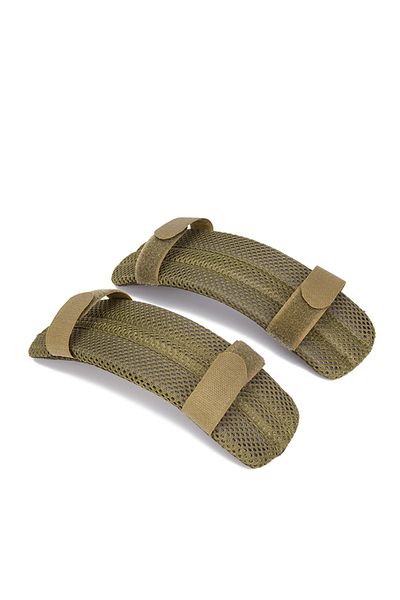 Choice Green Pair Set Tactical Vest Shoulder Strap Pad Comfort Cushion Nylon Mesh Protect Pads Molle For Fc