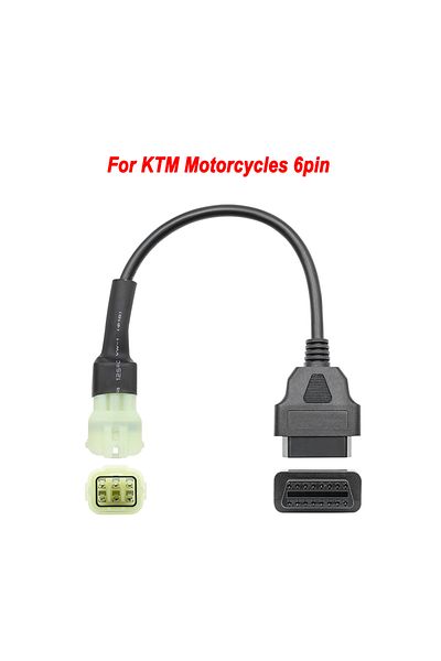 Choice For Ktm 6pin For Ktm Obd2 Connector Motorcycle Motobike For Yamaha For Honda Moto For Suzuki For Duc