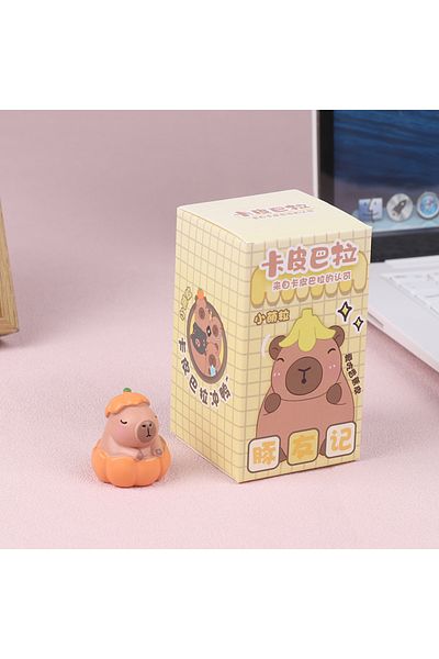 Choice Random Color 1pc Cute Anime Capybara Blind Box Simulation Animal Cartoon Figure Toys Doll Children G
