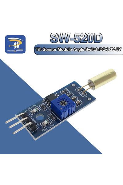 Choice Tilt Sensor Module Switch SW-520D Angle Vibration Microcontroller Electronic Building Blocks Smar...