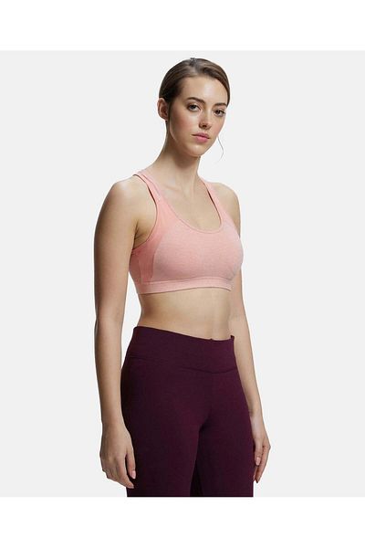 JOCKEY Power Back Padded Active Bra 1380-01 Orange