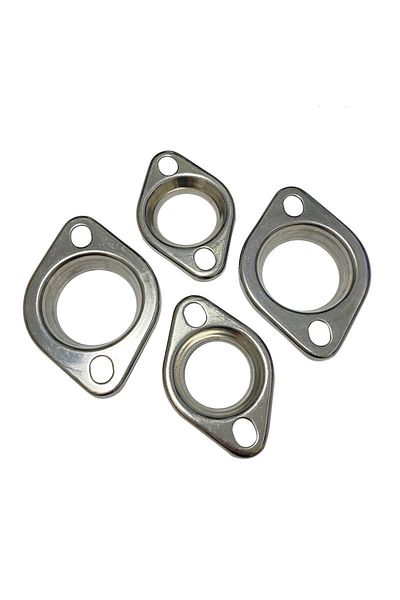 Choice 51mm Automobile Parts Exhaust Muffler Flange Exhaust Pipe Triangular Joint 51mm 63mm 76mm Joint Acce