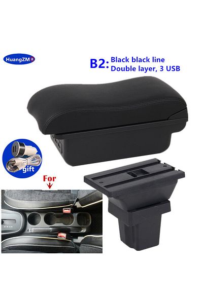 Choice B2 Black Line 3usb Car Armrest For Chevrolet Trax Armrest Box For Chevrolet Trax Tracker Arm Car Sto