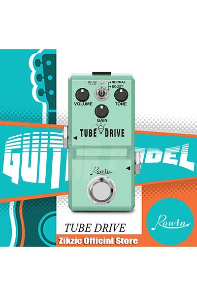Choice Rowin Tube Drive Guitar Analog Overdrive Pedal Blues Drive Vintage Overdrive Effect Warm/Hot Mode...