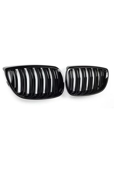 Choice Glossy Black Double Line Grills Front Bumper Racing Grill For Bmw E92 E93 2 Doors Pre-lci M3 2006-20