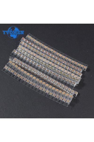 YTDMEN 200PCS Capacitor SMD 1210 Assorted Set 0.1UF ~ 100UF 10 Kinds*20pcs Capacitors Pack 0.1UF 0.47UF ...