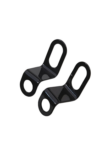Choice 2pcs Black 1/2Pair Motorcycle Lamp Brackets Turn Signal Light Lamp Mou...
