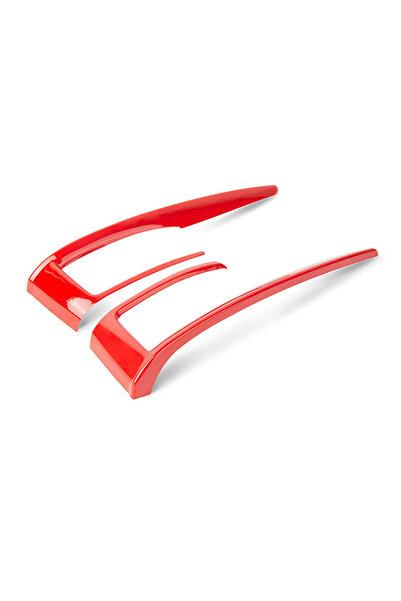 Choice Red 2Pcs Front Gear Shift Panel Frame Trim Accessories Red Fit for Hon...
