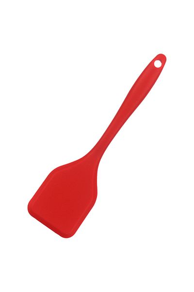 Choice Red 1pc Silicone Cooking Leakage Spatula, Dense Shovel, Fried Fishomelette Shovel Non-stick Spatula,