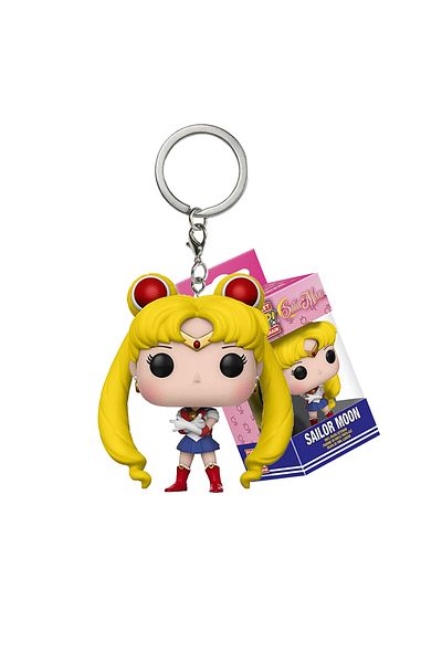 Choice Yellow Anime Sailor Moon Keychian Cute Figure Doll Couple Bag Pendant Keyring Car Key Chain Accessor