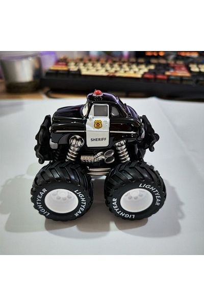 Choice Sheriff Disney Pixar Cars Big Wheel Offroad Metal Cars Lightning Mcqueen Sheriff Black Storm Jackson
