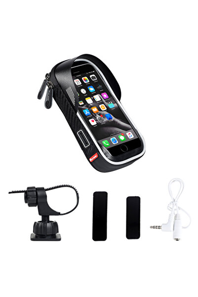 Choice حقيبة أمامية مقاومة للماء من WEST BIKING سوداء عالية الجودة لدراجات مق...