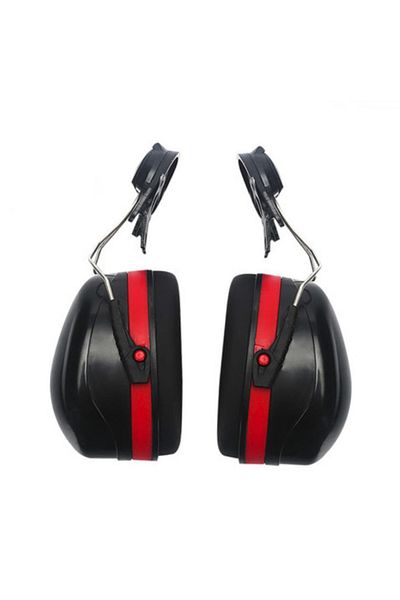 Choice Black Hard Hat Mounting Ear Muffs Cap Mount Protective Earmuffs Noise Reduction Ear Covers Noise-can