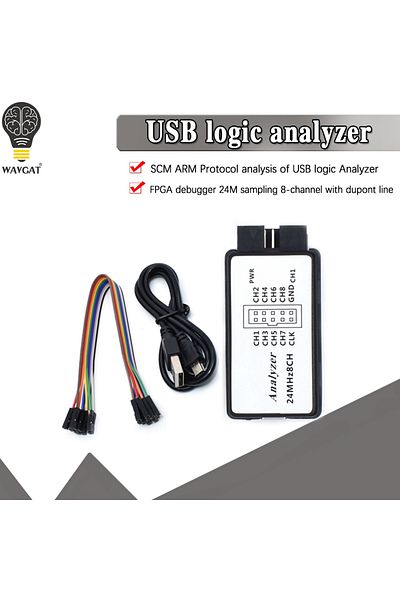 Choice محلل منطق USB 24 ميجا هرتز 8 قنوات 24 متر/ثانية مصحح منطق محلل لتحليل المنطق ARM FPGA...