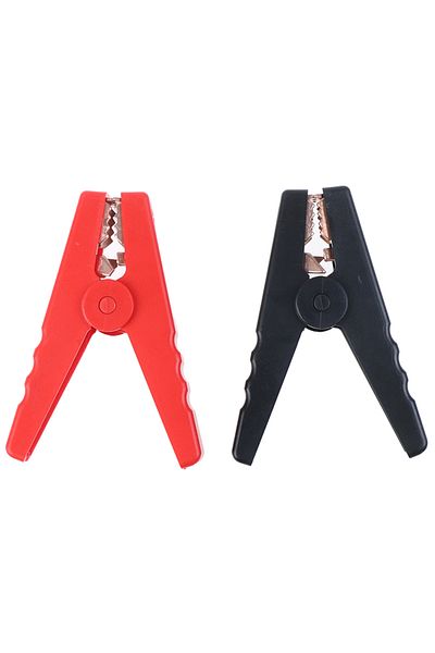 Choice 2pcs Shown 1/2pcs 100a Electrical Crocodile Alligator Car Battery Micro Insulated Clips Clamps Conne