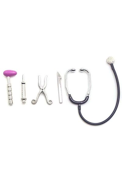 Choice - 1/6 1/12 Scale Dollhouse Stethoscope Set Doctor Nurse Doll Accessories Miniature Medical Applianc.