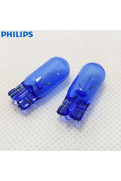 Philips 4000k Whitevision W5w T10 12v 5w 4000k مصباح داخلي أصلي للسيارة أبيض لقراءة رخصة الباب P