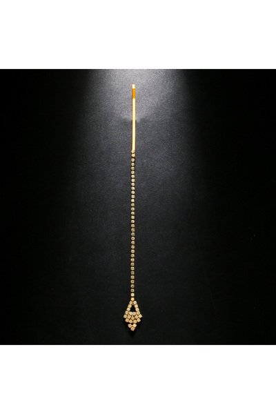 Choice سلسلة جبين هندسية ذهبية اللون من Stonefans للنساء من مجوهرات الزفاف ال...