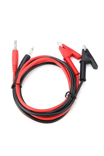 Choice A P1040 2pcs Silicone Banana Plug Crocodile Clip Test Probe Lead Testing Cables