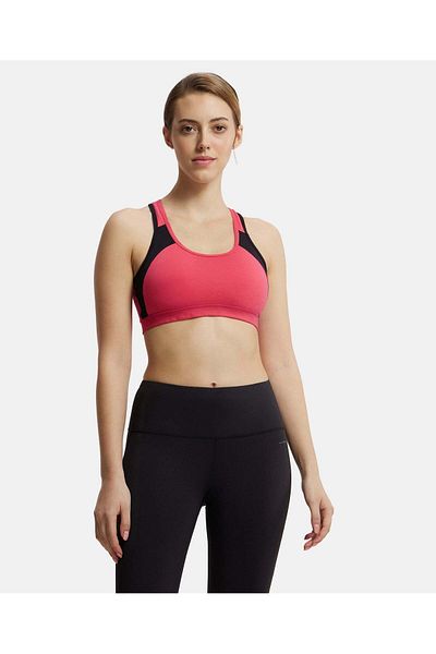 JOCKEY Power Back Padded Active Bra 1380-01 Multicolor