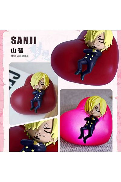 Choice Sanji One Piece Luffy Zoro Nami Sanji Night Light Anime Figure Lamp Soft Light Bedroom Bedside Led L